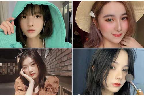 4 hot girl sở hữu gương mặt xinh đẹp như búp bê