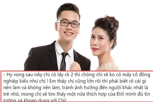 Vợ quản lí Hoài Lâm nhắn đồng nghiệp của chồng đừng 'thân mật, ôm cổ' khi đi ăn