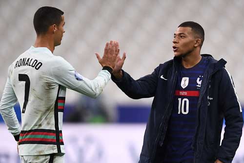 Đại chiến Pháp và Bồ Đào Nha: Mbappe ở đâu so với Ronaldo?