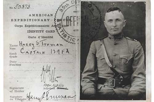 Tổng thống Mỹ duy nhất từng tham gia Thế chiến I