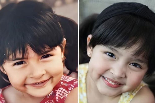 So sánh ảnh hồi bé của Marian Rivera với con gái mới thấy đúng kiểu 'hổ mẫu sinh hổ tử'