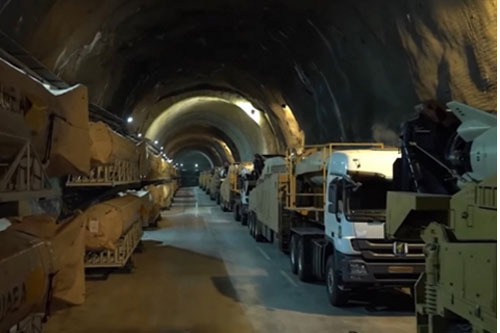 Iran khoe căn cứ ngầm tuyệt mật của lực lượng tên lửa