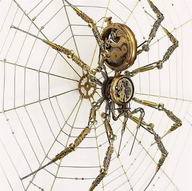 Nghệ sĩ bậc thầy làm nhện từ các linh kiện cơ khí - 4