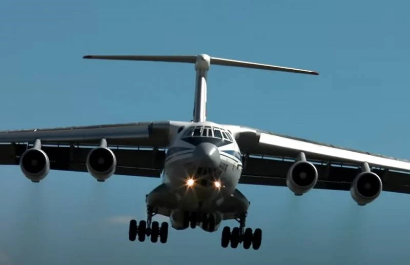 Máy bay vận tải hạng nặng Il-76 của Không quân Nga. Ảnh: Zvezda.