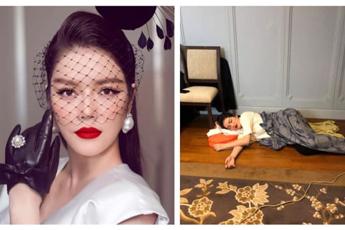 Lộ ảnh Lý Nhã Kỳ ngủ say trong hậu trường, nhan sắc có còn như mơ?