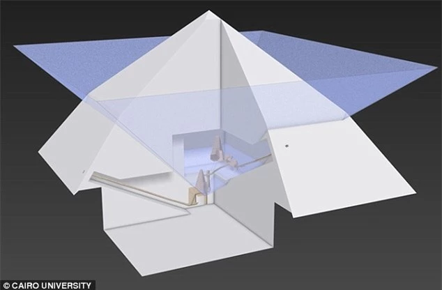 Hình ảnh 3D về cấu trúc bên trong kim tự tháp lần đầu được tiết lộ - 2