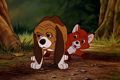 'Cáo và chó săn' trong bộ phim hoạt hình của Walt Disney