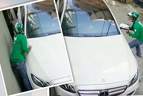 Dở khóc, dở... mếu vì xe bị trộm gương chiếu hậu