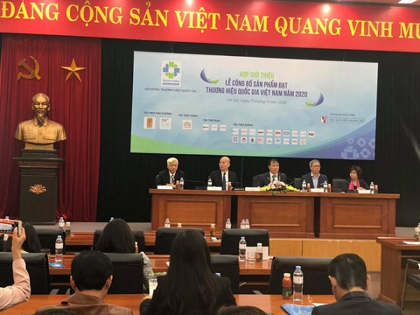 Công nhận 124 DN với tổng số 283 sản phẩm đạt thương hiệu quốc gia Việt Nam năm 2020