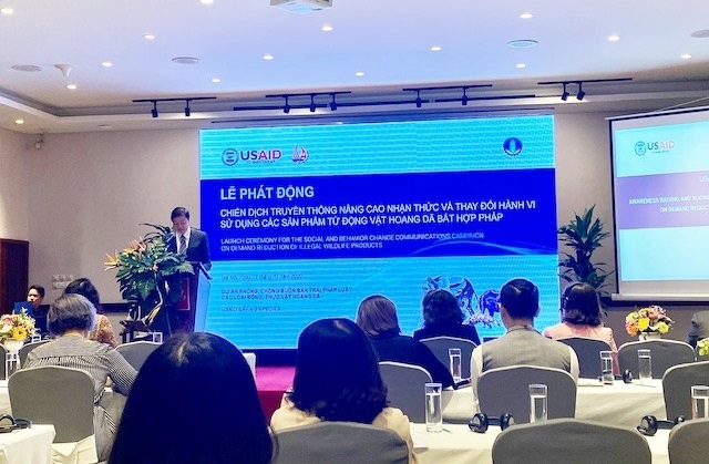 Chiến dịch truyền thông “Nâng cao nhận thức và thay đổi hành vi sử dụng các sản phẩm từ động vật hoang dã bất hợp pháp”. Chiến dịch truyền thông “Nâng cao nhận thức và thay đổi hành vi sử dụng các sản phẩm từ động vật hoang dã bất hợp pháp”.