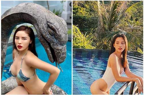 Đọ body của Kỳ Duyên – Tiểu Vy: Hai nàng Hậu thích diện bikini nhất showbiz Việt