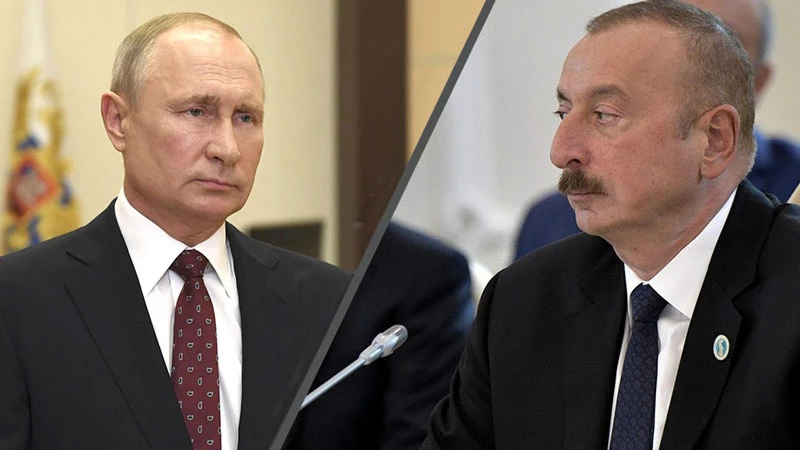 Tổng thống Nga Vladimir Putin, Tổng thống Azerbaijan Ilham Aliyev 