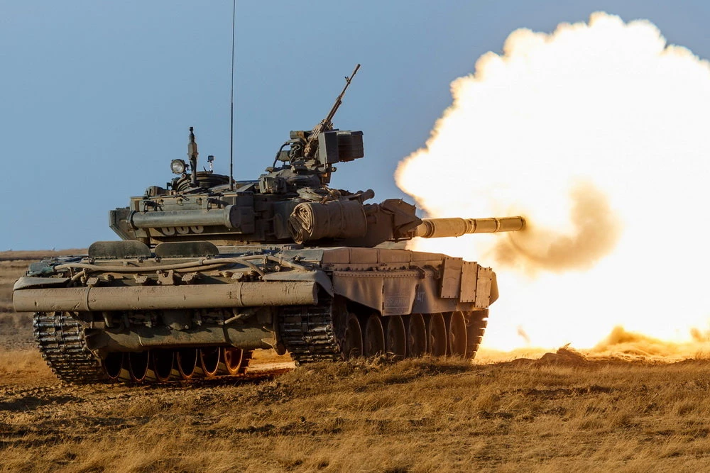 Xe tăng chiến đấu chủ lực T-90S. Ảnh: National Interest. Xe tăng chiến đấu chủ lực T-90S. Ảnh: National Interest.