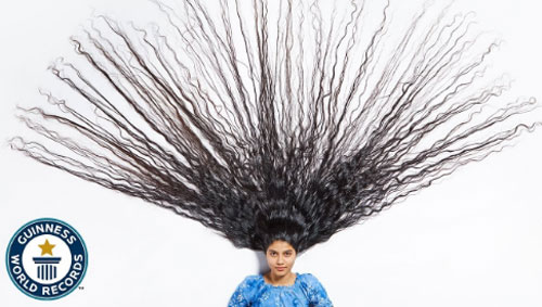 Thiếu niên Ấn Độ lập kỷ lục thế giới về tóc 