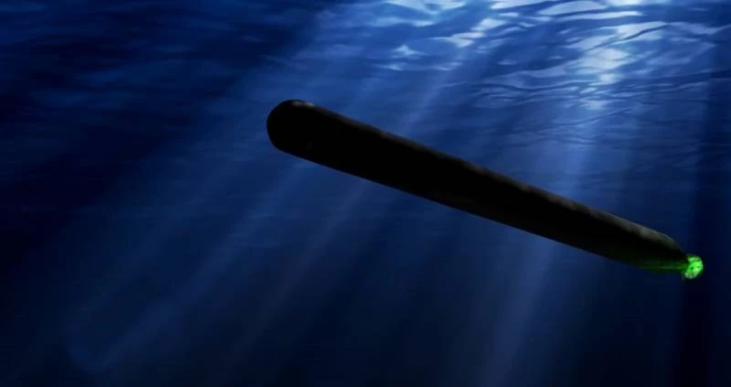Ngư lôi hạt nhân Poseidon được xem là một trong những vũ khí thế hệ mới đáng sợ nhất của Nga. Ảnh: TASS.