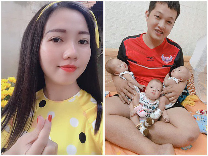 Chồng tinh trùng yếu vẫn nhận trái ngọt một lúc 3 con từ vợ trẻ đẹp