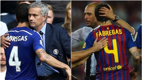 Cesc Fabregas: 'Mourinho là bạn còn Pep từ lâu tôi không nói chuyện'