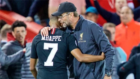 HLV Klopp rất ngưỡng mộ Mbappe và sẵn sàng chi trên 120 triệu để đưa anh về Anfield 