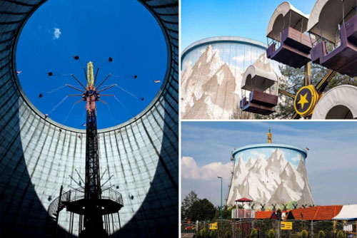 Công viên giải trí bên trong nhà máy điện hạt nhân