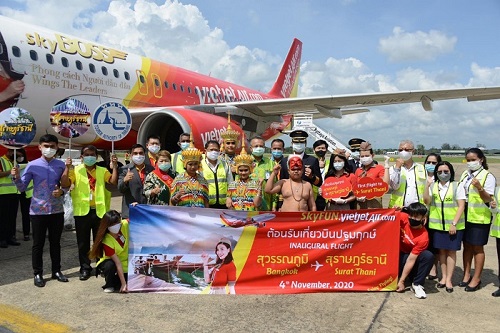 Vietjet khai trương đường bay mới đến Surat Thani và tiếp tục công bố thêm đường bay mới tại Thái Lan 