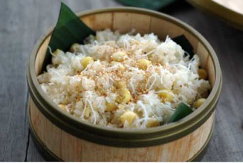 Cách nấu món xôi dừa hạt sen thơm ngon cho bữa sáng