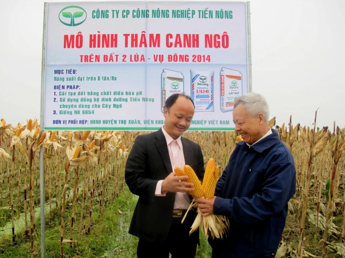 Tổng Giám đốc Nguyễn Hồng Phong chia sẻ, Tiến Nông thấy hạnh phúc vui khi chứng kiến niềm vui của người nông dân Việt Nam. (Ảnh: TN).
