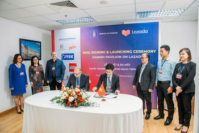 Ra mắt trang các thương hiệu Đan Mạch đầu tiên trên Sàn thương mại điện tử Lazada Việt Nam