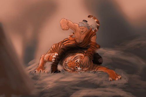 Mai Hắc Đế giết hổ và chuyện về hai người con trai xưng đế