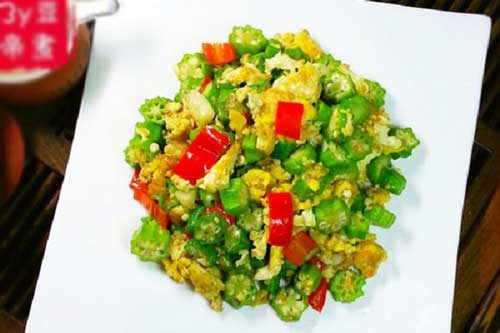 Cách làm đậu bắp xào trứng bắt mắt lại ngon bổ rẻ