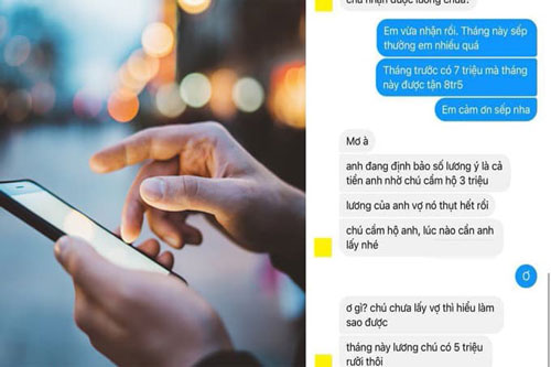 Nhận lương cao hơn tháng trước, chàng trai nhắn tin cảm ơn sếp, ai ngờ biết được sư thật đằng sau