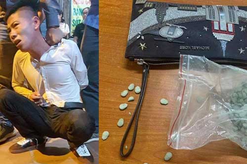 Hà Nội: Nam thanh niên đi chơi đêm mang theo 1.000 viên ma túy