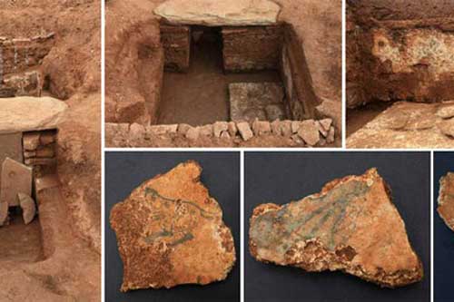 Triều Tiên phát hiện mộ cổ nghìn năm có tranh 4 vị thần hộ mệnh