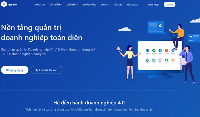 Nền tảng Base.vn hỗ trợ quản trị, điều hành doanh nghiệp trong chuyển đối số