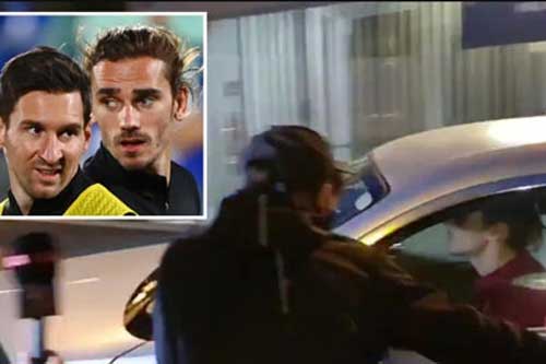 Fan cuồng chặn xe đòi Griezmann phải... tôn trọng Messi