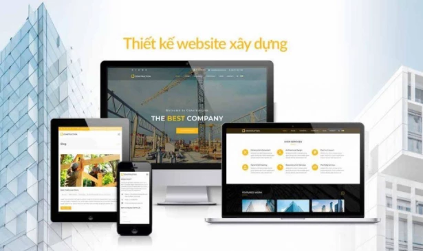 thiết kế website xây dựng.