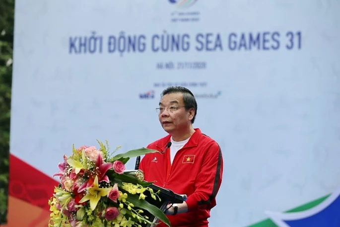 Chủ tịch UBND TP Hà Nội Chu Ngọc Anh: Hà Nội cam kết sẽ hoàn thành tốt vai trò nhiệm vụ đăng cai tổ chức thành công SEA Games 31, xứng đáng với vị thế TP vì hòa bình, Thủ đô ngàn năm văn hiến