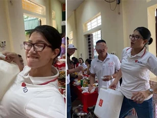 Đi họp lớp, Trang Trần cầm cả can rượu để nhậu với bạn, tiết lộ chuyện từng làm 'chị Đại' của trường