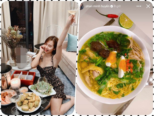 Mẹ đơn thân Huyền Lizzie khoe món bún thang tự làm ngon xuất sắc