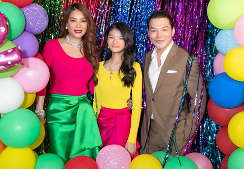 Trương Ngọc Ánh và chồng cũ làm sinh nhật cho con gái