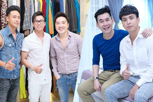 Bạn bè nghệ sĩ mừng Hồ Việt Trung có nhà mới