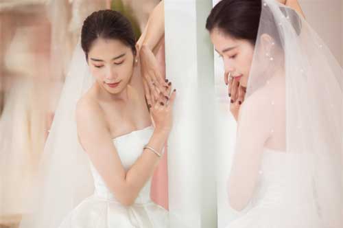 Hết xác nhận yêu Lãnh Thanh, tay trái đeo nhẫn, Nam Em lại tung ảnh làm cô dâu