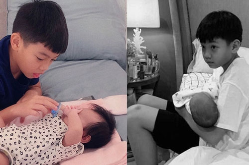 Hình ảnh Subeo bên ba người em