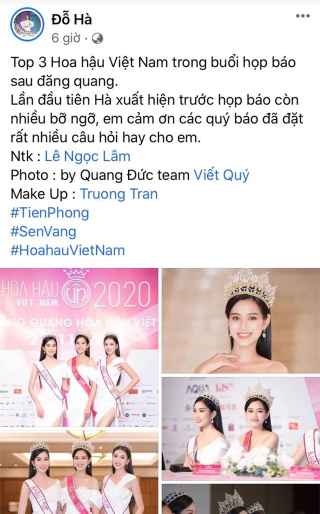 Mới đăng quang được 3 ngày, Đỗ Thị Hà đã khổ sở vì tài khoản giả mạo - 1