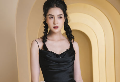 Á hậu Hoàng Anh quyến rũ, hoá thành 'nàng thơ' của Hà Duy