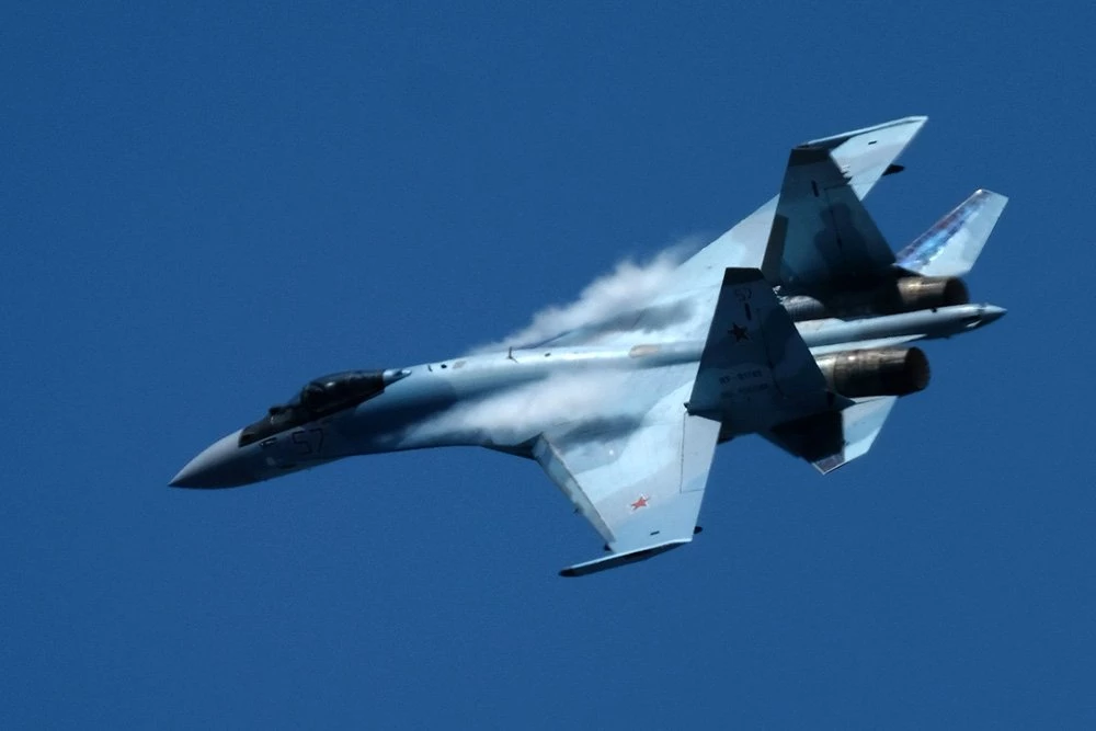 Tiêm kích đa năng Su-35S của Không quân Nga. Ảnh: Interfax.