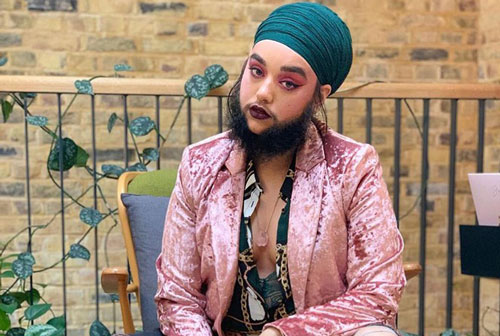 Nữ người mẫu có râu tự tin về vẻ ngoài gợi cảm dù khác biệt