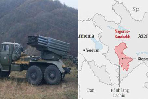 Vũ khí hạng nặng Nga gìn giữ hòa bình tại Nagorno-Karabakh