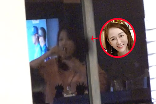 Trần Kiều Ân bị bắt gặp say rượu