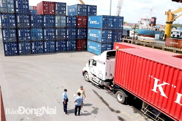 Hàng hóa xuất nhập khẩu lưu trữ tại cảng Đồng Nai