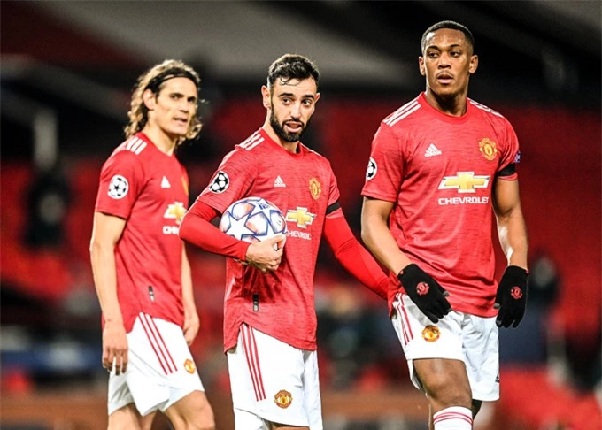 Hàng công Man United thi đấu rất linh hoạt ở trận này